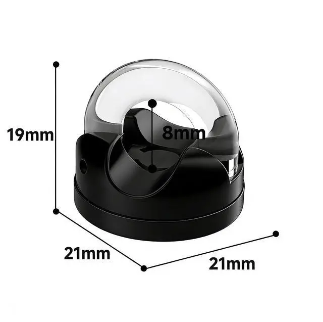Alt view image 2 of 7 - Magnetic Cable Clips for Nightstand Self Adhesive Cord Holder Adjustable Clip for Desk, Nightstand, Phone Charger, Computer, Home, Office, Car (Black-New, 6PCS)