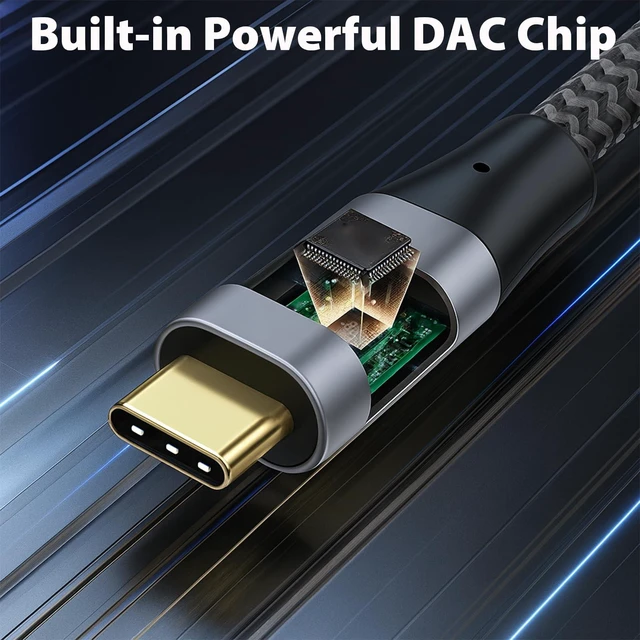 Alt view image 6 of 7 - USB C to RCA Audio Cable 6.6ft, Type C to Dual RCA with DAC USB-C to Dual RCA Audio Cable, 6.6ft, Built-in DAC for Speakers, Amplifiers & Stereo Systems