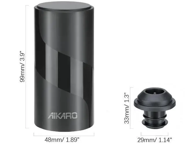 Alt view image 6 of 6 - Electric Wine Saver Vacuum Pump with Bottle Stopper Automatic Wine Preserver, Battery Operated