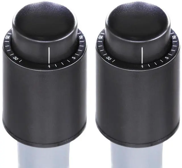 Alt view image 2 of 7 - Vacuum Wine Stopper W/Pump, 2-Pack Wine Preservers Savers, Wine Bottle Sealer Blocker, Gifts for Wine Lovers | Reusable Wine Accessories, No Worry Waste Wine
