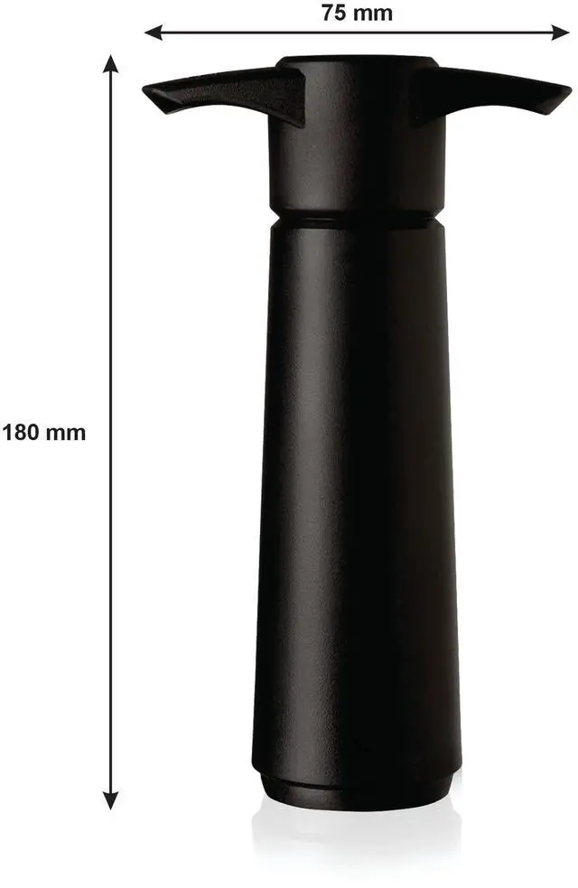Alt view image 3 of 7 - Original Saver Wine Bottle Stopper With 2 Vacuum Stoppers Preserver Wine Stopper with Pump for Red or White Wine Wine Accessories to Keep Wine Fresh Airtight Seal Stoppers Black