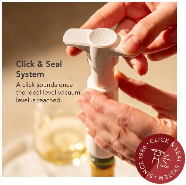 Alt view image 5 of 6 - Original Saver Wine Bottle Stopper With 2 Vacuum Stoppers Preserver Wine Stopper with Pump for Red or White Wine Wine Accessories to Keep Wine Fresh Airtight Seal Stoppers White