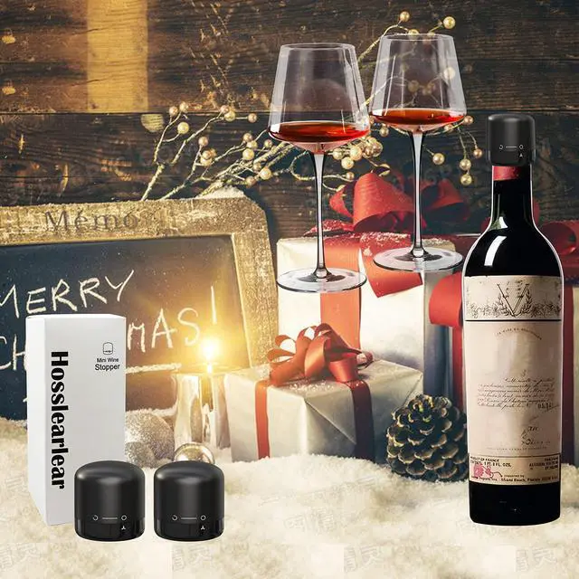 Alt view image 6 of 7 - Wine Stoppers for Wine Bottles, Silicone Reusable Corks with Twist Lock and Unlock, Gift Idea for Christmas, Thanksgiving, Parties - Set of 2