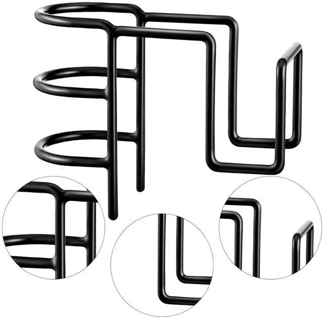 Alt view image 3 of 7 - 2 Pieces 2-in-1 Sink Sponge Holder Stainless Steel Dish Wand Brush Holder No Drilling Kitchen Rustproof Sink Caddy Organizer, Hanging Scrubber Storage Rack for Soap Brush