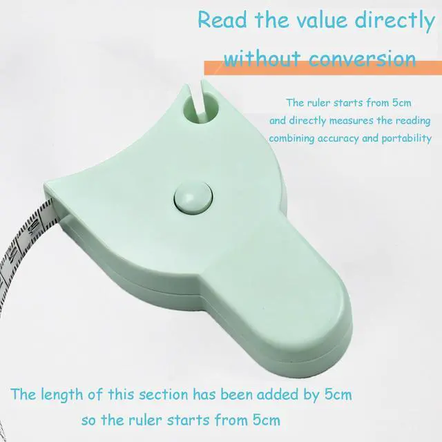 Main image of Measuring Tape for Body Measurements, 60 Inch 3D Measuring Tape, Arms Chest Thighs or Waist Tape for Personal Trainer or Home Fitness Goals (Green)