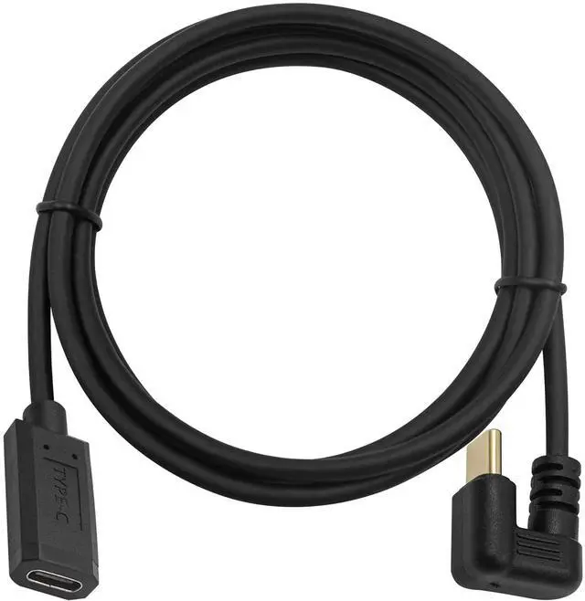 Main image of USB Type C Extension Cable 6ft, U Shape USB C 10Gbps 60W USB 3.1 Type C Male to Female Cable, 180 Degree Type C Extender for Smartphone, MacBook