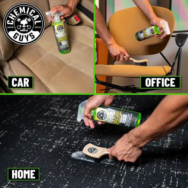 Alt view image 4 of 6 - Foaming Citrus Fabric Clean Carpet & Upholstery Cleaner - Car Carpet Cleaner Spray for Seats and Floor Mats, Removes Stains &Odors, Safe for Cars, Home and Office, 16 oz Citrus Scent