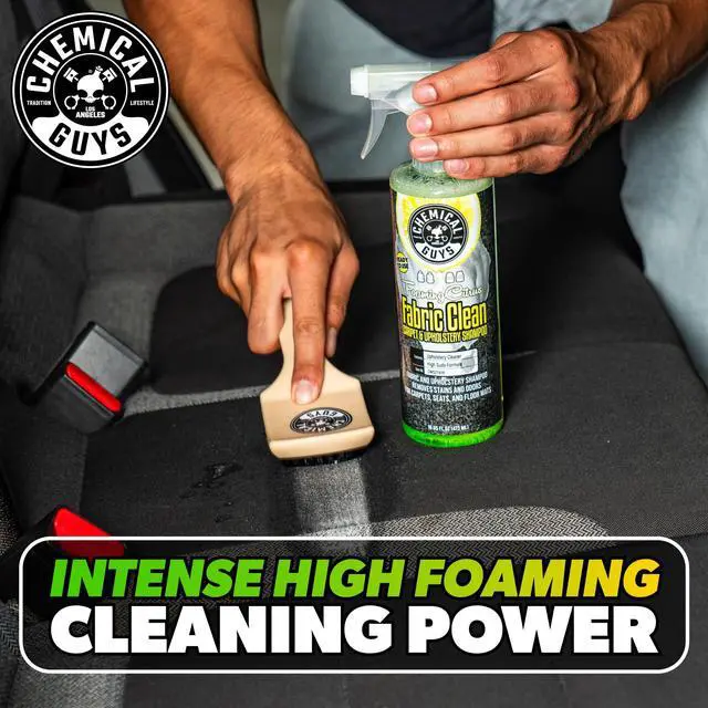 Alt view image 5 of 6 - Foaming Citrus Fabric Clean Carpet & Upholstery Cleaner - Car Carpet Cleaner Spray for Seats and Floor Mats, Removes Stains &Odors, Safe for Cars, Home and Office, 16 oz Citrus Scent