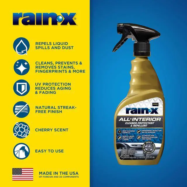 Alt view image 2 of 6 - 620232SRP All-Interior Cleaner Protectant & Repellent for Car Interiors, Cleans + Repels Liquid Spills & Dust without Residue, Cherry Scent 16 Fl Oz.