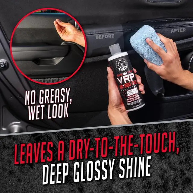 Alt view image 3 of 6 - VRP Vinyl, Rubber, and Plastic Dressing - Tire Dressing, Non-Greasy, Dry-to-the-Touch Shine for Tires, Trim, and More, Safe for Cars, Trucks, SUVs, RVs & More - 16 oz