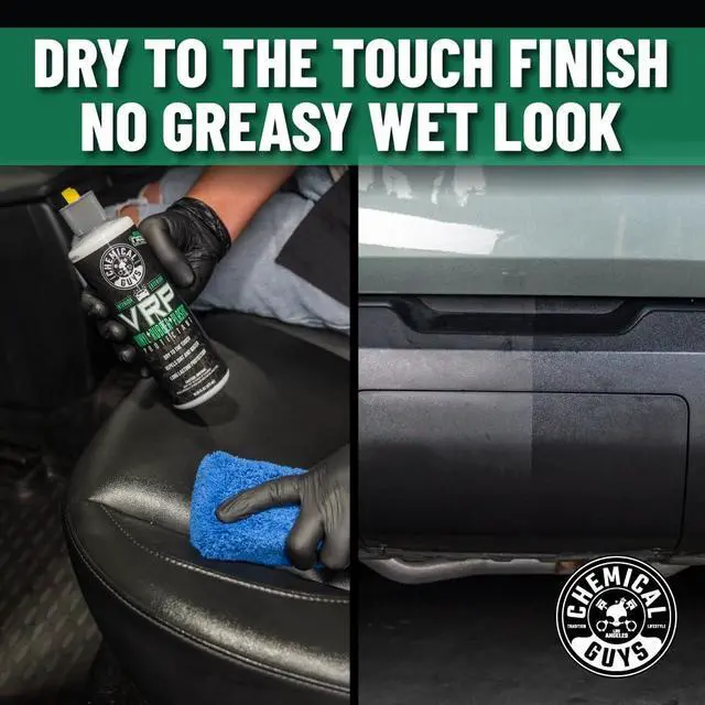 Alt view image 5 of 6 - VRP Vinyl, Rubber and Plastic Protectant, Super Shine Dressing for Tires, Trim and More, Safe for Cars, Trucks, SUVs, & More (16 Fl oz) - New Car Scent