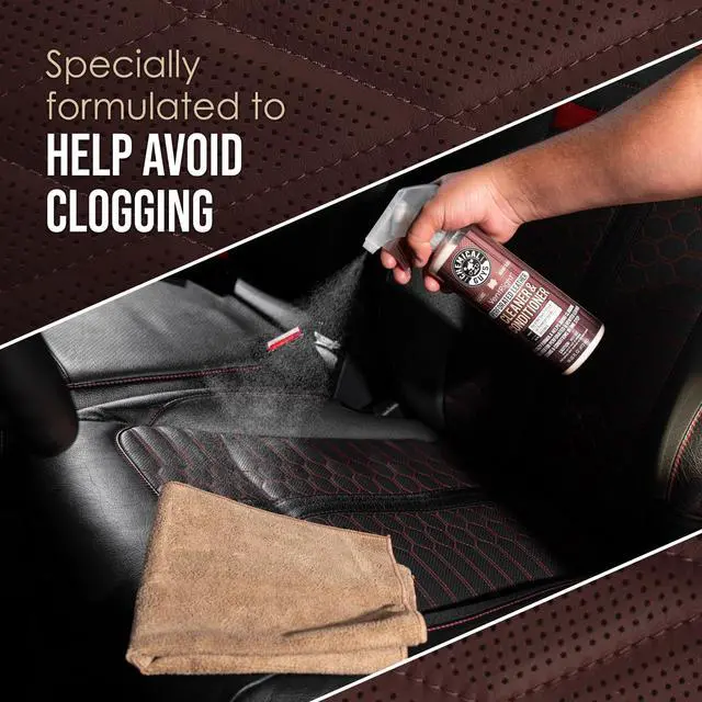 Alt view image 3 of 7 - VentRight Perforated Leather Cleaner and Conditioner Deep Cleaning Leather Cleaner for Ventilated Seats with Added Protection Removes Dirt, Oils, Residue and Grime 16 oz
