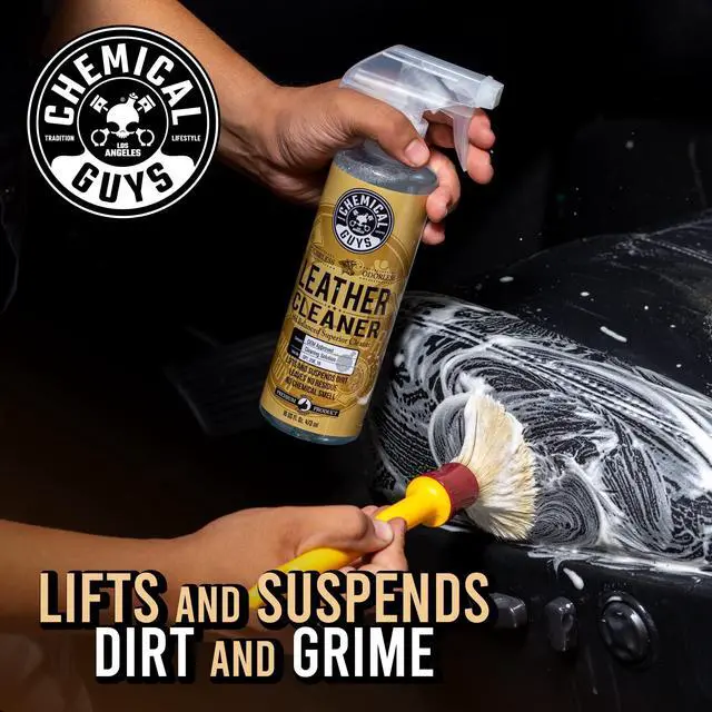 Alt view image 2 of 5 - Leather Cleaner and Conditioner Kit - 2 Bottles (4 oz Each), Car Cleaner and Conditioner, Safely Cleans & Conditions Leather Car Interiors, Furniture, Shoes, Boots, Bags, Apparel & More