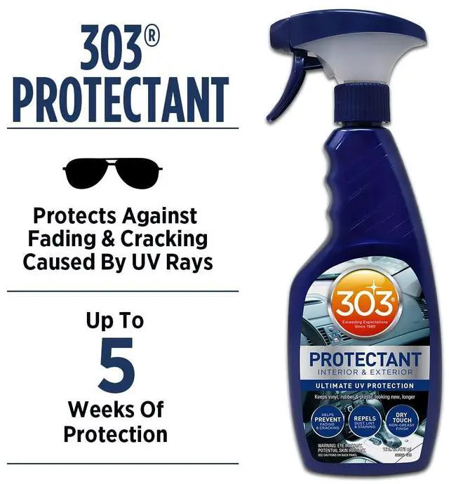 Alt view image 2 of 7 - Automotive Protectant Spray, UV Protection for Car Interior & Exterior Protects Vinyl, Plastic & Rubber, Repels Dust & Dirt, Matte Finish, 16 oz
