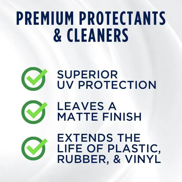 Alt view image 3 of 7 - Automotive Protectant Spray, UV Protection for Car Interior & Exterior Protects Vinyl, Plastic & Rubber, Repels Dust & Dirt, Matte Finish, 16 oz