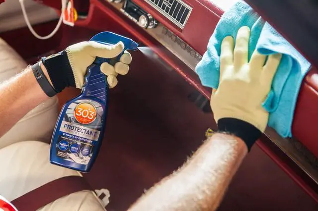 Alt view image 7 of 7 - Automotive Protectant Spray, UV Protection for Car Interior & Exterior Protects Vinyl, Plastic & Rubber, Repels Dust & Dirt, Matte Finish, 16 oz