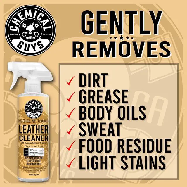Alt view image 2 of 7 - Colorless and Odorless Leather Cleaner - Safe for Natural, Synthetic, Faux, and Pleather, Car Interior Cleaner, Safe for Furniture, Boots, Apparel, & More - 16 oz