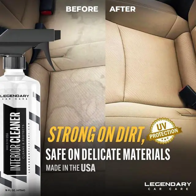 Alt view image 7 of 7 - Interior Cleaner 16oz - All Purpose Interior Detailer & Carpet Cleaner for Cars - Safe on Leather, Plastic, Vinyl, Upholstery & Dashboard - UV Protectant - Tough on Stains & Dirt