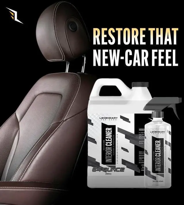 Alt view image 6 of 7 - Interior Cleaner 16oz - All Purpose Interior Detailer & Carpet Cleaner for Cars - Safe on Leather, Plastic, Vinyl, Upholstery & Dashboard - UV Protectant - Tough on Stains & Dirt
