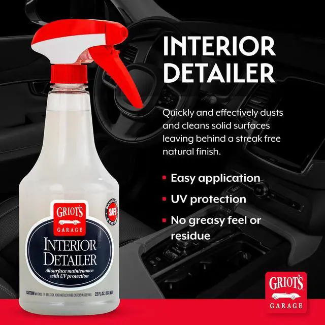 Alt view image 2 of 6 - Interior Detailer, Light-Duty Car Cleaner for All Surfaces, Including Vinyl, Leather, Metal, Plastic, Glass, and More, 10975, 22oz