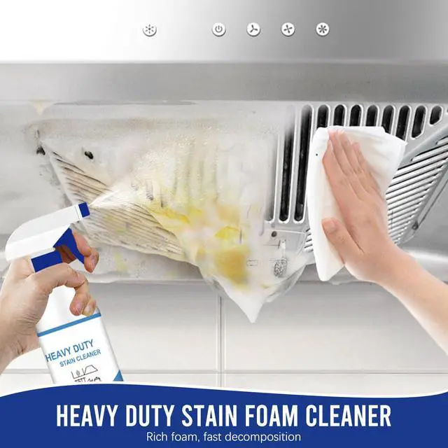 Alt view image 4 of 7 - 2Pcs New All Purpose Foam Cleaner, Kitchen Cleaning Spray, Kitchen Grease Cleaner for Pots, Countertops, Ovens