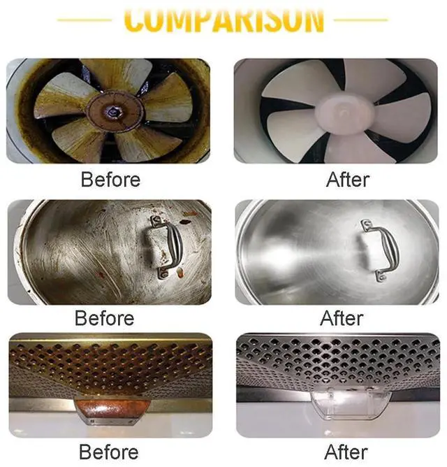 Alt view image 4 of 7 - Kitchen Degreaser Spray, Heavy Duty Grease Cleaner for Stove, Oven, Range Hood & Countertops, Multi Surface All Purpose Cleaner for Cabinets, Backsplash & Appliances, Fresh Citrus Scent, 4oz