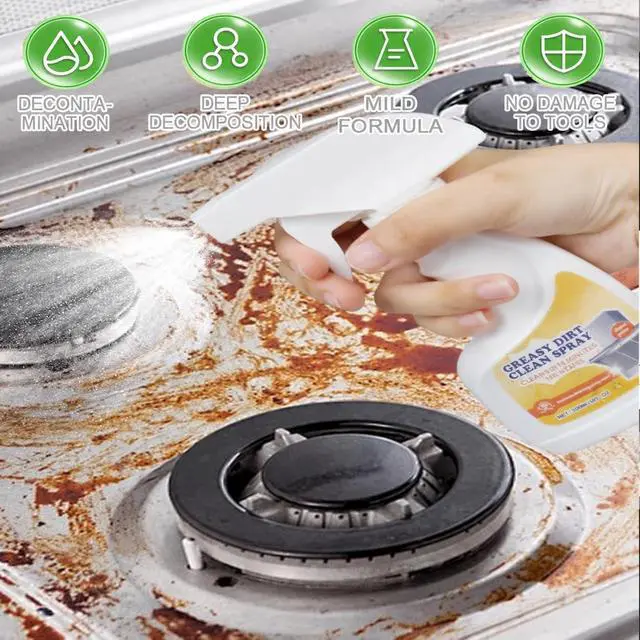 Alt view image 6 of 7 - Kitchen Degreaser Spray, Heavy Duty Grease Cleaner for Stove, Oven, Range Hood & Countertops, Multi Surface All Purpose Cleaner for Cabinets, Backsplash & Appliances, Fresh Citrus Scent, 4oz
