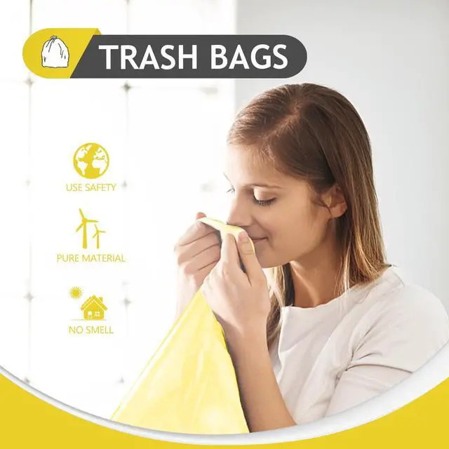 Alt view image 7 of 7 - Medium Colorful Trash Bags 8 Gallon 80 Count Kitchen Garbage Bags | Fit 25-30 Liters,6,7,8,9Gal,Multicolor Small Plastic Waste Basket Bins Can Liners for Home Bathroom Office Car,Unscented