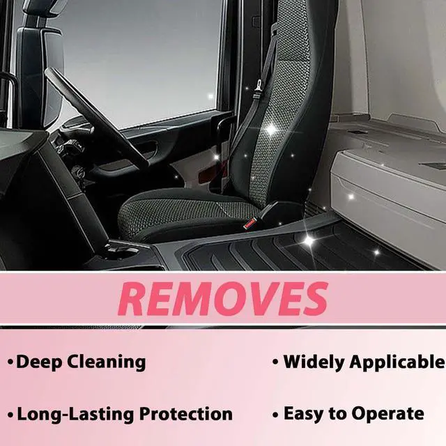 Alt view image 2 of 7 - 2PCS Car Interior Cleaner, Deep Cleaner Polishing, Interior Detailer Spray, for Cleaning Rubber, Plastic, Leather Surfaces Inside the Car