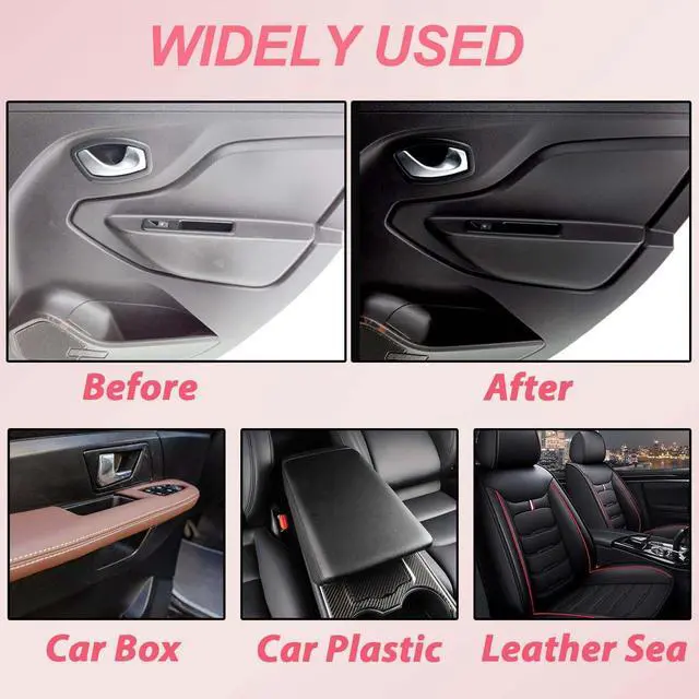Alt view image 5 of 7 - 2PCS Car Interior Cleaner, Deep Cleaner Polishing, Interior Detailer Spray, for Cleaning Rubber, Plastic, Leather Surfaces Inside the Car