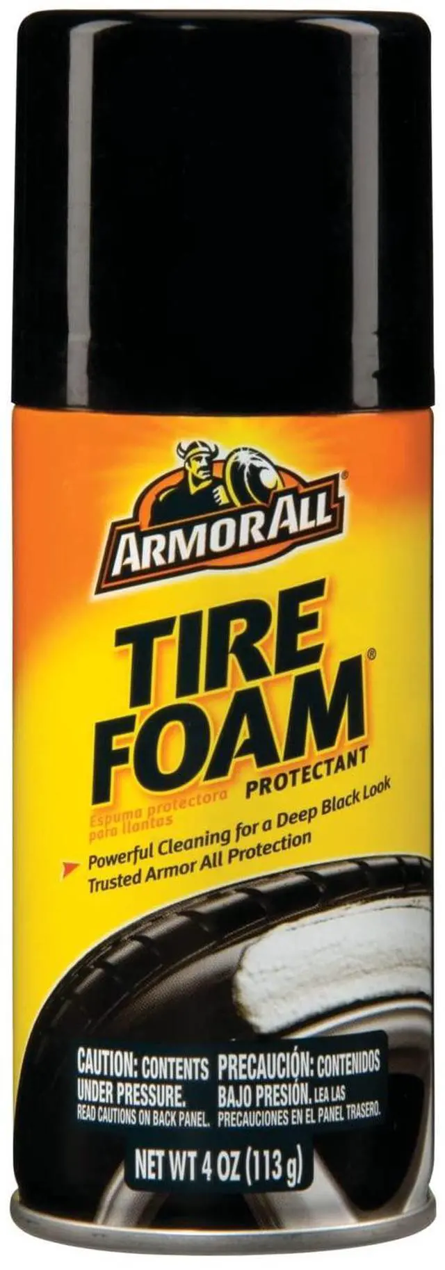 Main image of Car Tire Foam Spray, Tire Cleaner Foam for Restoring Color and Tire Protection, 4 Oz (Packaging May Vary)