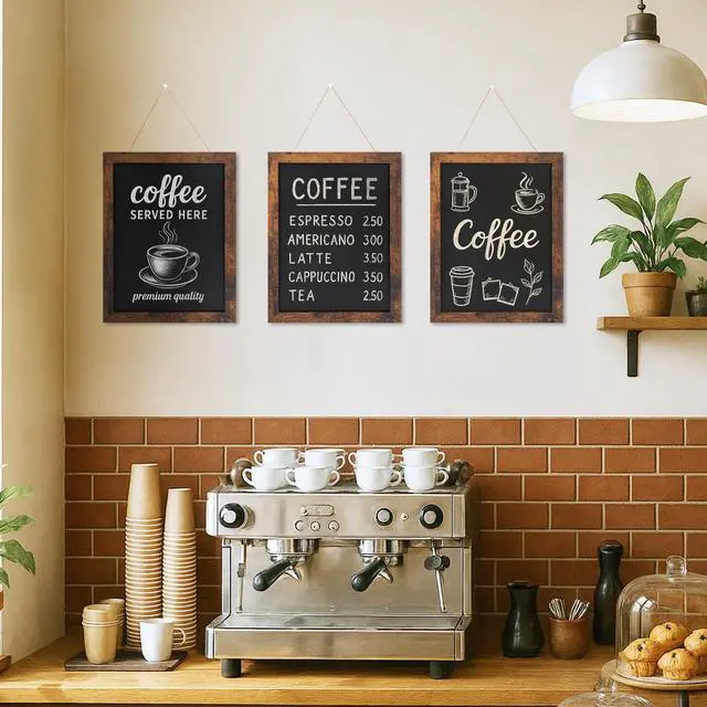 Alt view image 6 of 7 - Magnetic Chalkboard, 9x12 Inches Blackboard for Wall, Black Dry Erase Board for School, Office, Home, Bar and Restaurant Menu