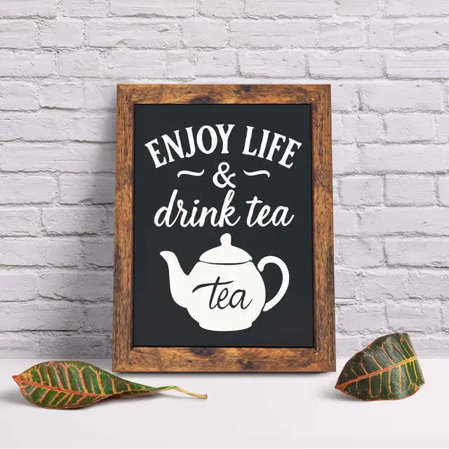 Alt view image 7 of 7 - Magnetic Chalkboard, 9x12 Inches Blackboard for Wall, Black Dry Erase Board for School, Office, Home, Bar and Restaurant Menu