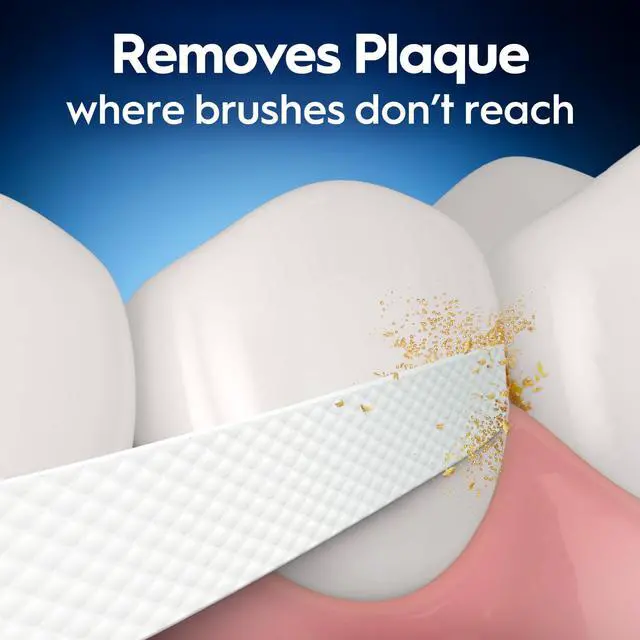 Alt view image 2 of 7 - Glide Healthy Gums Unflavored Dental Floss, Smooth, Strong, Shred Resistant, Value 2 Pack (50m Each)