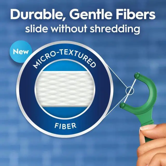 Alt view image 3 of 7 - Glide Mint Dental Floss Picks with Long Lasting Scope Flavor, 3 Pack of 75 Picks (225 Total)
