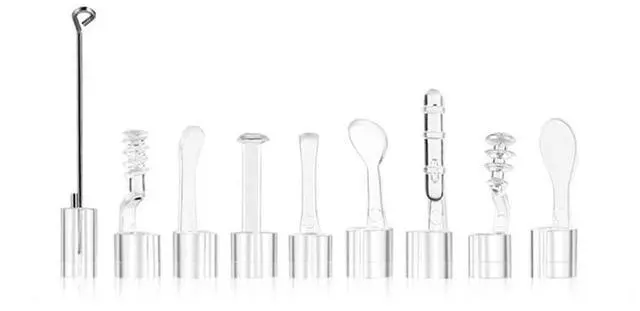 Main image of 9PCS Earpick Spoon, Accessories for 3.5mm Diameter Otoscope - Metal Ear Spoon, Spiral Ear Pick for Adults Children