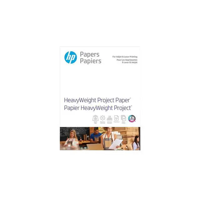 Alt view image 5 of 6 - HeavyWeight Project Paper, Matte, 8.5x11 in, 40 lb, 250 sheets, works with inkjet, PageWide, laser printers (Z4R14A)
