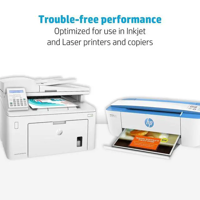 Alt view image 3 of 6 - HP Paper Printer | 8.5 x 11 Paper | Premium 32 lb | 1 Ream - 500 Sheets | 100 Bright | Made in USA - FSC Certified | 113100R