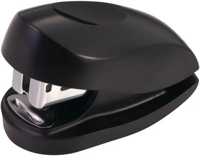 Main image of Tot Mini Stapler, 12 Sheet Capacity, Jam Free, includes 1000 Staples and Built-In Staple Remover, Black (79171)