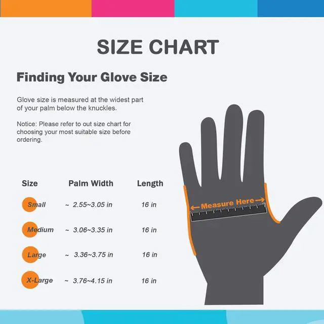 Alt view image 7 of 7 - 3 Pairs Rubber Cleaning Gloves, Household Kitchen Dishwashing Gloves with Cotton Flocked Liner, Long Cuff 16 Inches, Reusable, Non-Slip (Medium, Blue+Pink+White)