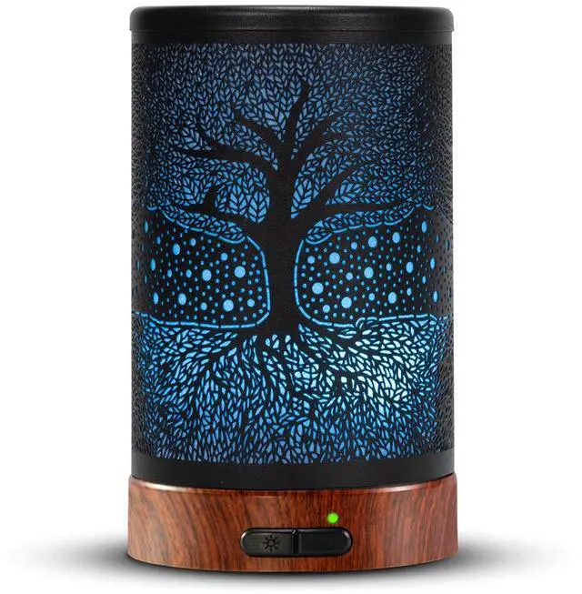 Main image of Aromatherapy Essential Oil Diffuser 150ml- Electric Cool Mist Aroma Diffuser with Intermittent Mode, Auto Shut-Off Protection, 7 Colors Changing LED Light for Home Office Decor & Gift (Life Tree)