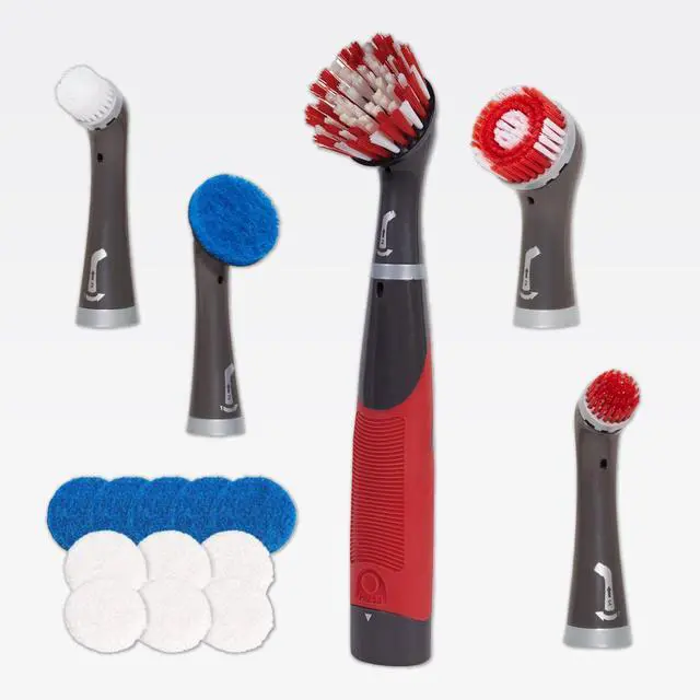 Main image of Reveal Power Scrubber 18-Piece Kit, Cordless Electric Battery Powered Scrub Brush, Water Resistant, for Home/Kitchen/Bathroom/Grout/Tile/Shower/Tub