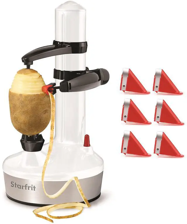 Main image of Rotato Express 2.0 + 6 Replacement Blades | Updated Model - Electric Peeler (White)