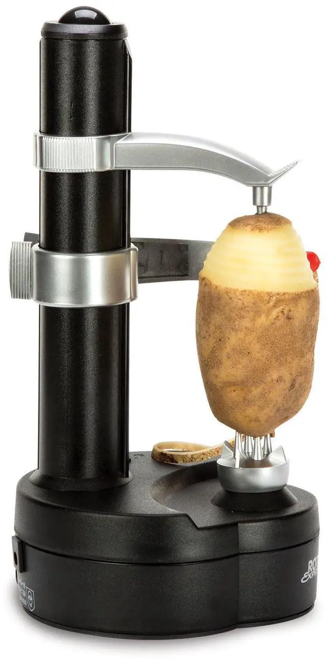 Main image of Rotato Express Electric Peeler - 2 Spare Blades - Safe & Easy to Use - Effortlessly Peels Vegetables and Fruit