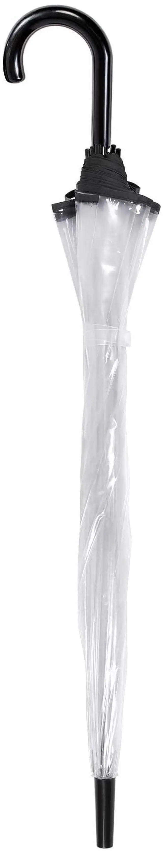 Alt view image 7 of 7 - Clear Bubble Umbrellas for Rain Large Windproof Dome Umbrella for Weddings,Prom, Graduation and Outdoor Events for Men and Women,Clear