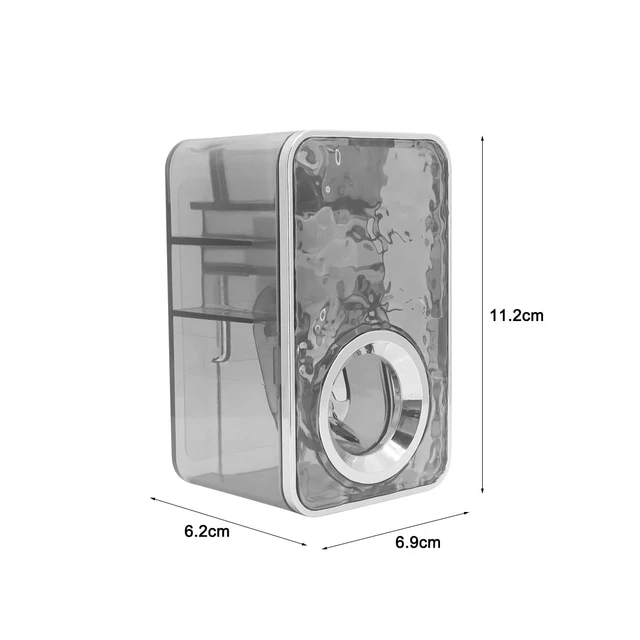 Alt view image 2 of 6 - Toothpaste Dispenser Wall Mounted, Automatic Toothpaste Dispenser, Toothpaste Holder, Toothpaste Dispenser for Adults, for Shower Bathroom