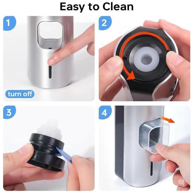 Alt view image 4 of 6 - Automatic Toothpaste Dispenser Wall Mounted - Hands-Free Toothpaste Squeezer with 3 Speed Settings, 2 Toothbrush Holders & Strong Adhesive - Smart Bathroom Organizer for Kids and Adults