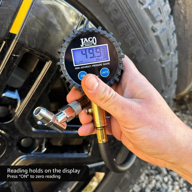 Alt view image 5 of 7 - ElitePro Digital Tire Pressure Gauge - Professional Accuracy - 100 PSI