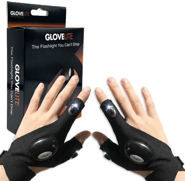 Main image of LED Flashlight Gloves for Men: Ultimate Gifts for Him! Unique Gifts for Boyfriend, Husband, Dad Who Have Everything! Cool Gadgets for Car Repairing, Fishing & Camping Fun!