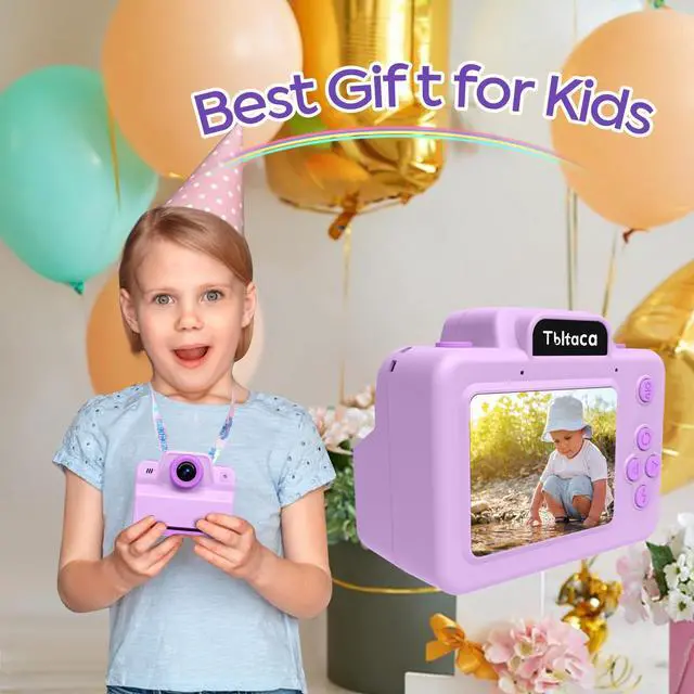Alt view image 6 of 6 - Instant Print Camera for Kids, Toddler Kids Camera Instant Print for 3 4 5 6 7 8 9 10 Years Old Girl Christmas Birthday Gifts, Portable Kid Children Digital Travel Camera Toys for Girls Age 3-12